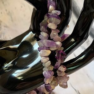 Amethyst Bracelet • Handmade Jewelry • Protection Jewelry • Purple Bracelet